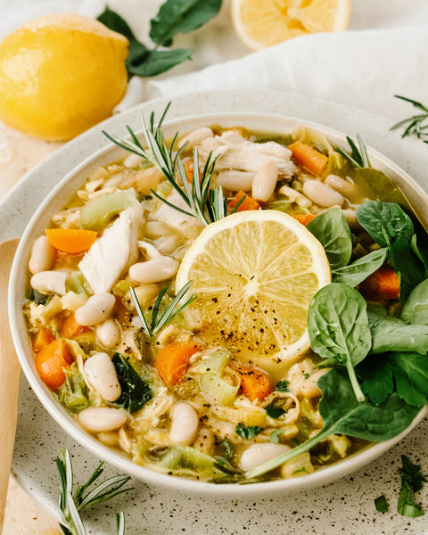 Chicken, White Bean & Lemon Stew