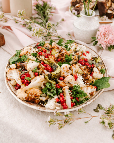 Cauliflower Pomegranate Salad