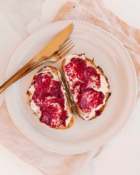 French toast with Brekkie Hero Chia Jam