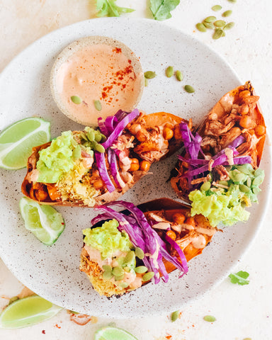 Loaded Sweet Potato Boats