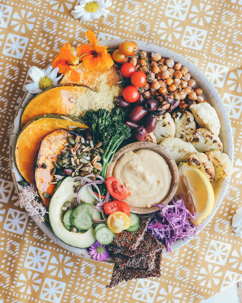 Mediterranean Roast Veggie Bowl