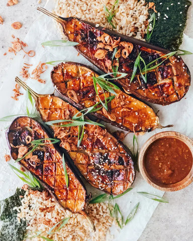 Miso Glazed Eggplant