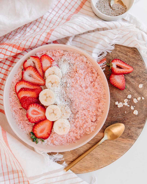 Pink Overnight Oats