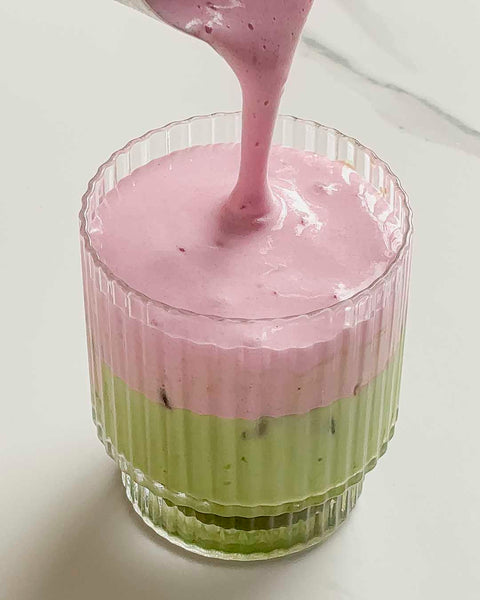 Pink Matcha Freddo