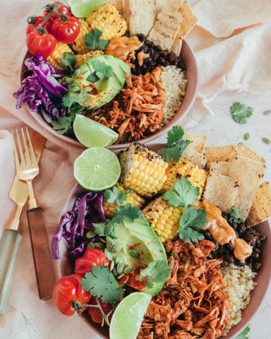 Pulled Jackfruit Burrito Bowl