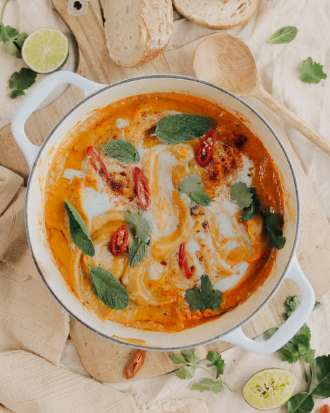 Thai Style Roast Pumpkin Soup