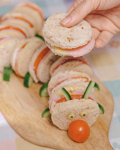 Hungry Caterpillar Sandwiches