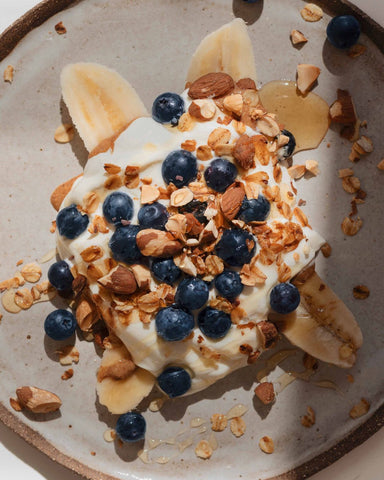 Healthy Banana Split with Collagen Beauty