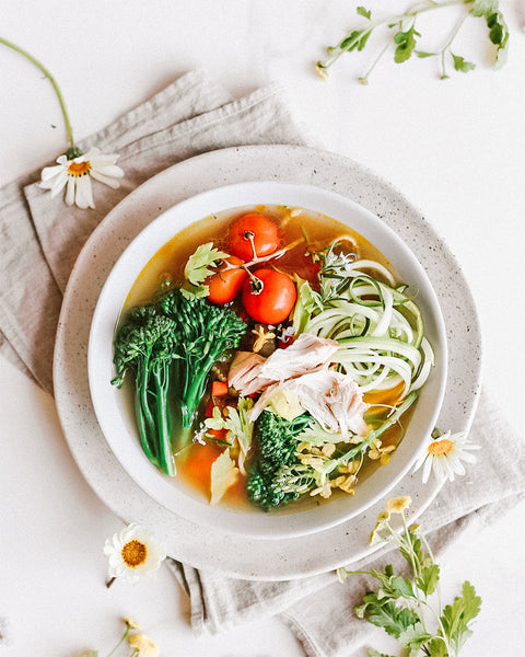 Homestyle Chicken Bone Broth Soup